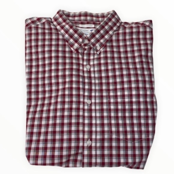 Old Navy Shirt The Classic Plaid Slim Fit Casual multi colored size XXL - Picture 4 of 10